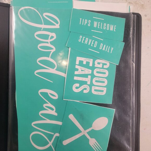 Bundle 1 ~ Reusable Silk Screen Stencils ~ 18 x 15 Binder ~ Farmhouse, Gnomes - Picture 12 of 16